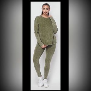 Casual 2pc Set Green